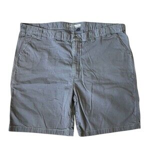 Carhartt Rugged Flex Relaxed Fit Canvas‎ Work Shorts Men Size 48 Gray